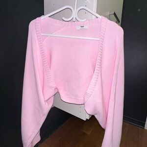 TNA Pink Knit Sweater
